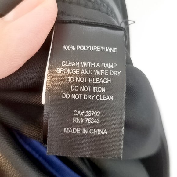 RACHEL ZOE Faux Leather Pants Size 10 NWOT Black - Picture 6 of 8